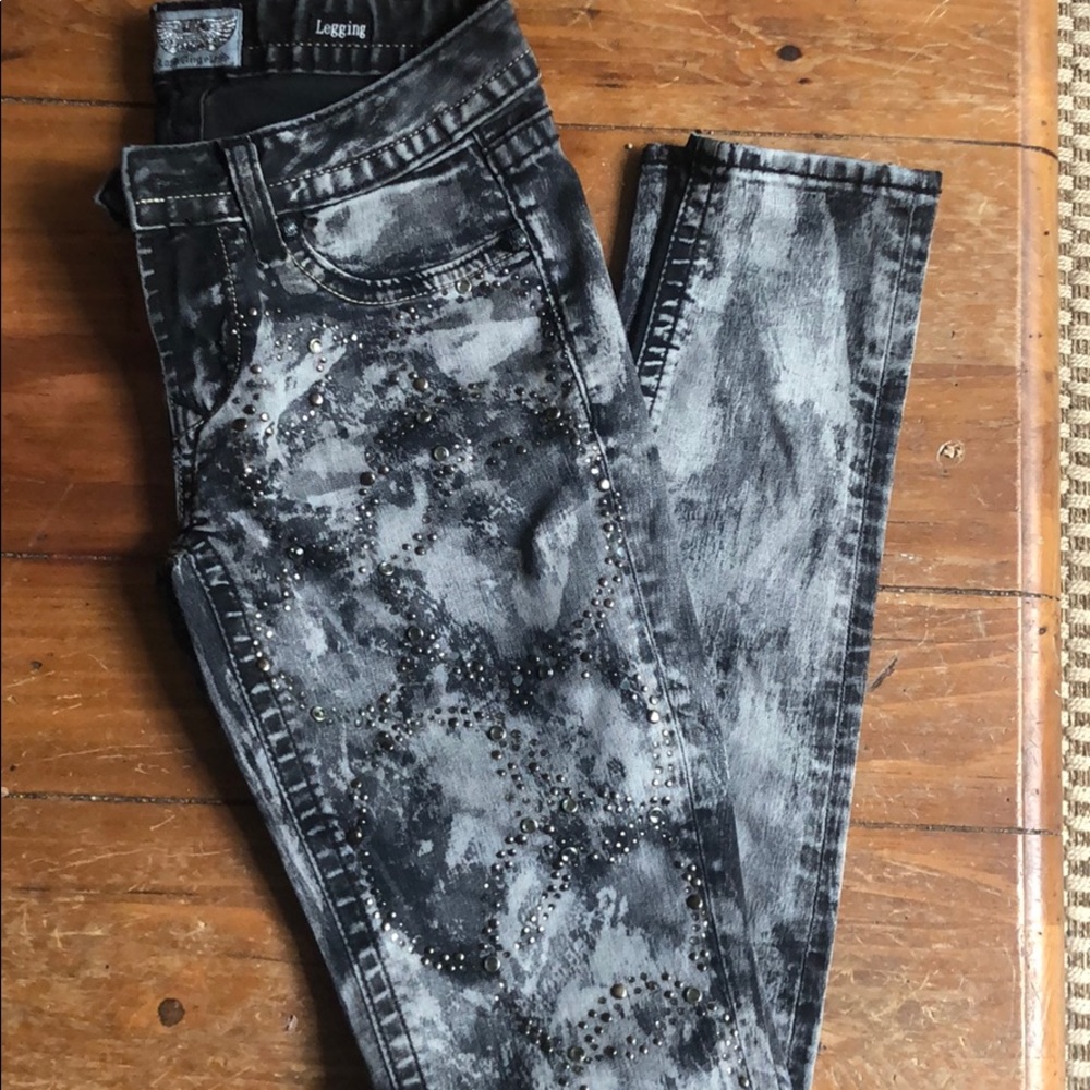 ReRock by Express studded jean six 0